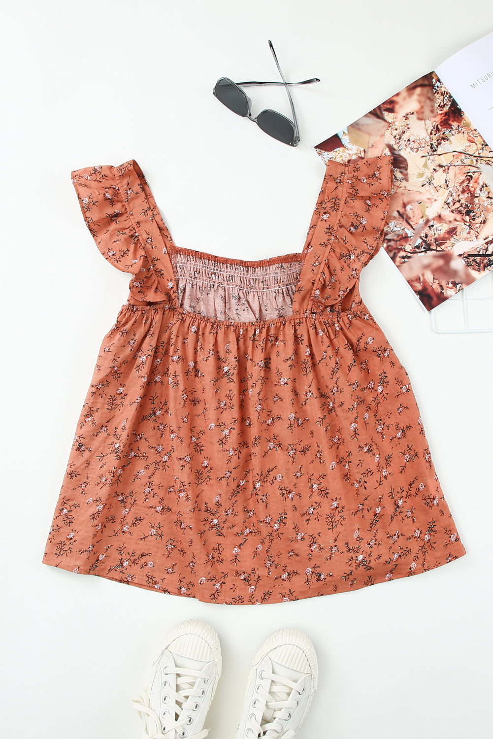 Floral Square Top