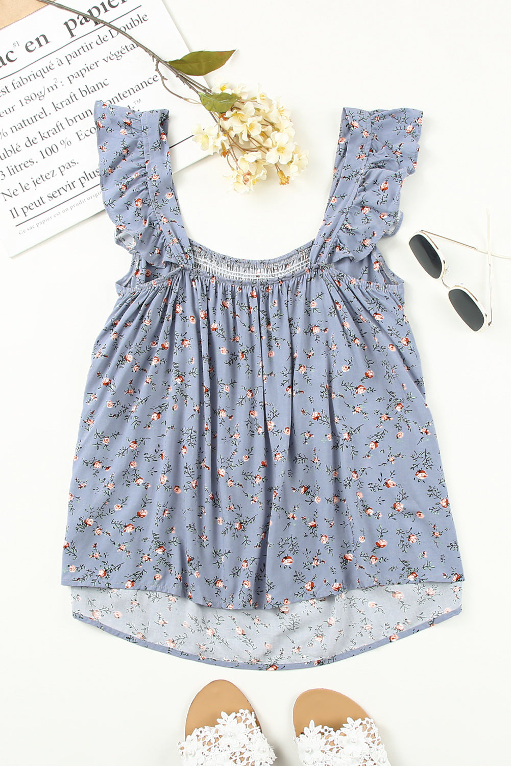 Floral Square Top