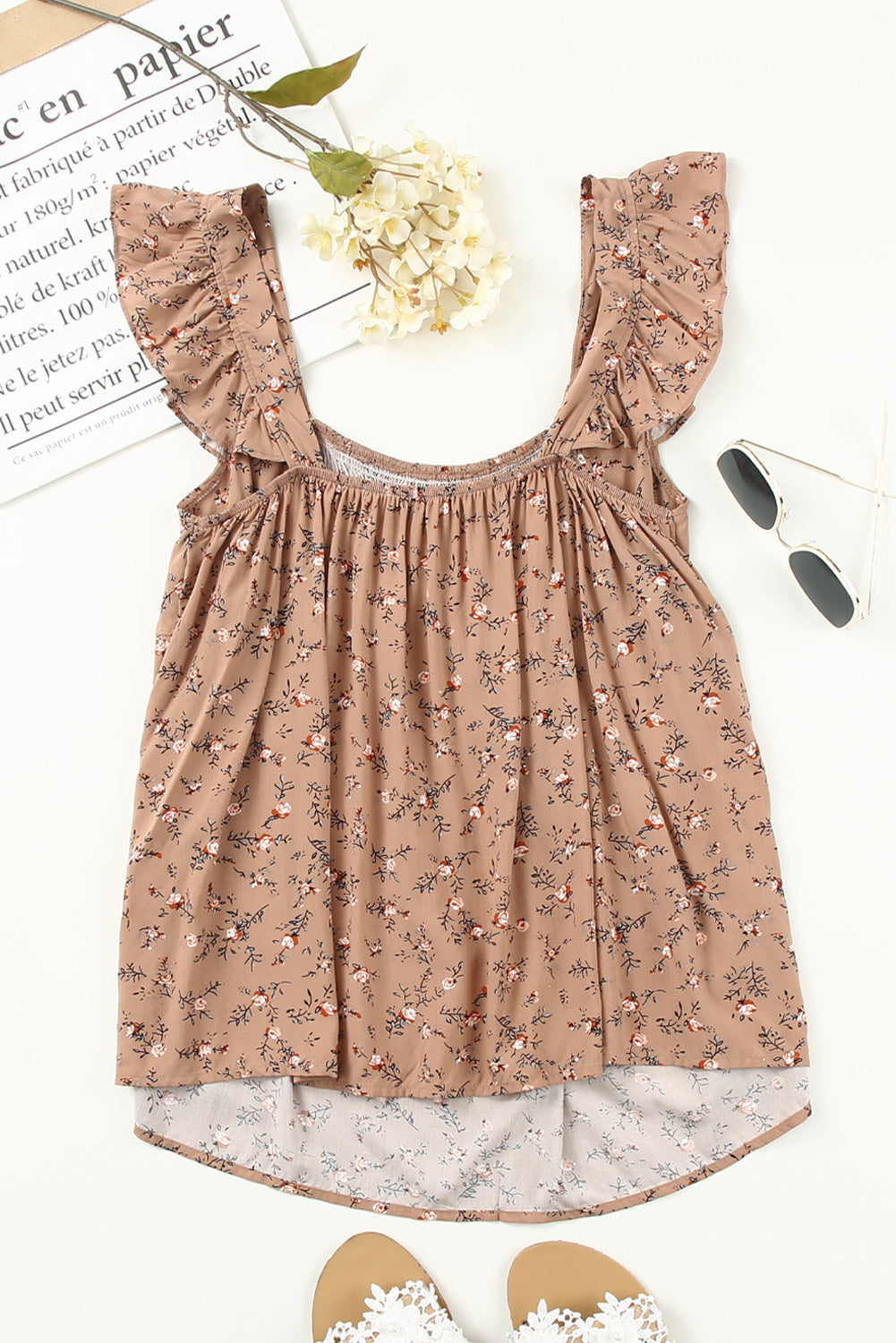 Floral Square Top
