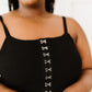 White Birch All's Fair Full Size Ribbed Hook-and-Eye Tank