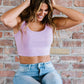 White Birch Back Together Full Size Padded Crop Top