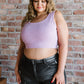 White Birch Back Together Full Size Padded Crop Top