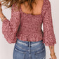 Botanical Peplum Cropped Top