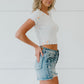 Organic Generation By Day and By Night Embroidered Cropped Tee