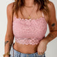 Lace Crochet Spaghetti Strap Bralette